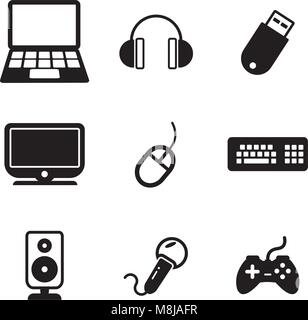 Icônes d’ordinateur Illustration de Vecteur