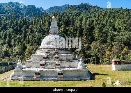 Chendebji Chorten - l'Est du Bhoutan Banque D'Images