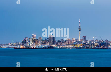 Auckland City de Stokes Point réserver, en Nouvelle-Zélande. Banque D'Images