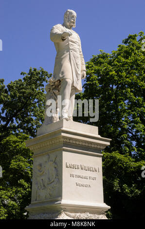 Kaiser Wilhelm I., Denkmal, Wiesbaden, Hessen, Allemagne Banque D'Images