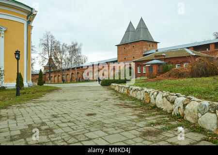 Zaraysk, Russie - 06 novembre 2017 : vue générale de l'Zaraysk Kremlin Banque D'Images