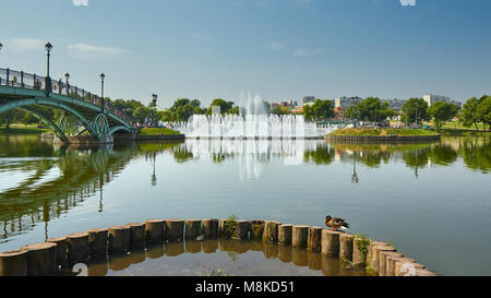 Moscou, Russie - le 19 juillet 2017 : le Parc Tsaritsyno en été Banque D'Images