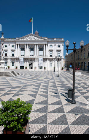 Hôtel de ville de Lisbonne, place municipale, Lisbonne, Portugal, Europe. Banque D'Images