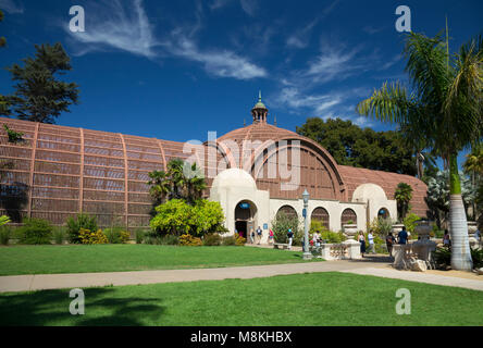 Bâtiment de botanique, Balboa Park, San Diego, California, USA Banque D'Images