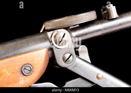 Un pistolet allemand Modèle Junior 5 Haenel carabine à répétition montrant droite mécanisme de levier d'armement. England UK GO Banque D'Images