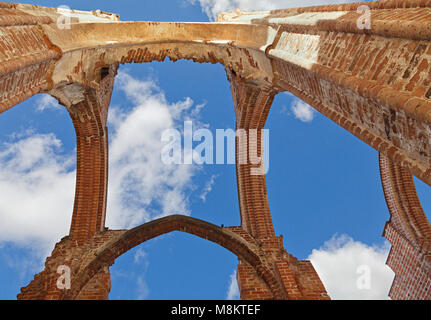 Ruines de la cathédrale de Tartu Banque D'Images