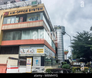 Ampang Park shopping mall sur Jalan Ampang près KLCC, Kuala Lumpur, Malaisie, le premier centre commercial en Malaisie Banque D'Images