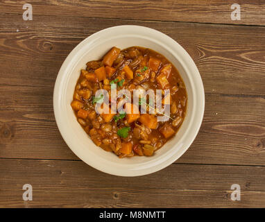 Arroz con Habichuelas - haricots style portoricain, Close up Banque D'Images