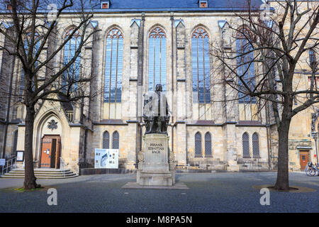 LEIPZIG, ALLEMAGNE - vers Mars, 2018 Johann Sebastian Bach : le monument de la ville de Leipzig en Allemagne Banque D'Images