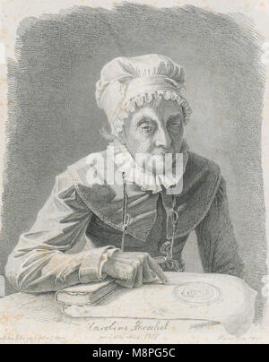 Caroline Lucretia Herschel (1750 - 1848) astronome allemand Banque D'Images