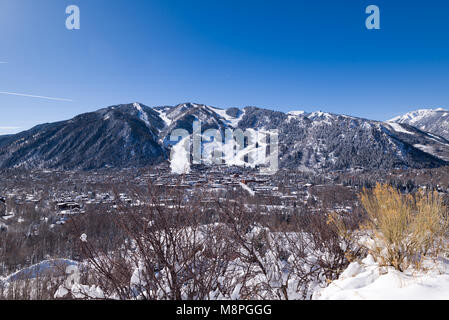 Aspen Winter Wonderland Banque D'Images
