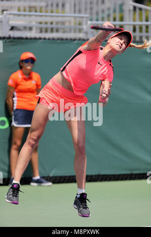 Key Biscayne, USA. 19 mars, 2018. Eugénie Bouchard à l'Open de Miami à Crandon Park Tennis Center le 3 avril 2016 à Key Biscayne, en Floride. People : Eugenie Bouchard Credit : tempêtes Media Group/Alamy Live News Banque D'Images