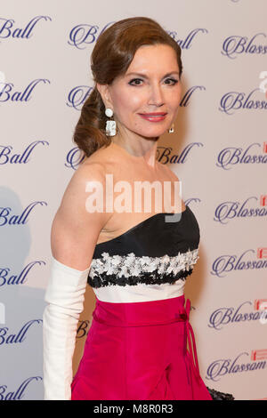 New York, NY - 19 mars 2018 : Jean Shafiroff wearing dress par Carolina Herrera assiste à l'Endometriosis Foundation of America 9e Blossom à Cipriani 42nd street Crédit : lev radin/Alamy Live News Banque D'Images