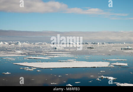 Un beau paysage gelé dans l'Antarctique Banque D'Images