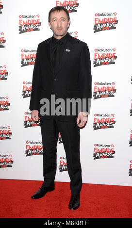 La photo doit être crédité ©Presse Alpha 078237 18/03/2018 Ralph Ineson Rakuten au plat des Empire Awards 2018 qui a eu lieu au Roundhouse Chalk Farm, à Londres Banque D'Images