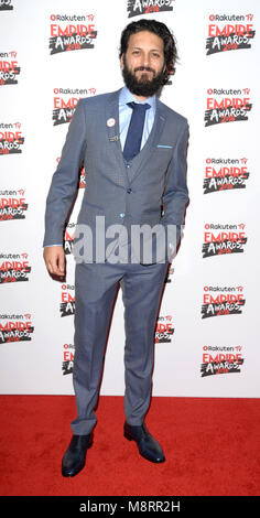 La photo doit être crédité ©Presse Alpha 078237 18/03/2018 Shazad Latif au Rakuten plat des Empire Awards 2018 qui a eu lieu au Roundhouse Chalk Farm, à Londres Banque D'Images