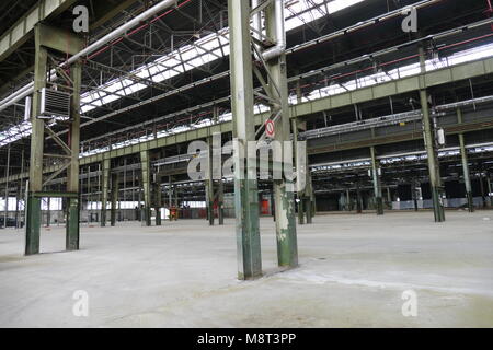 Turin Italie plantes abandonnées de la fabrication des voitures Banque D'Images