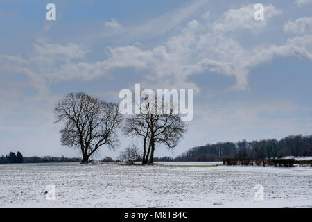 HEWELSFIELD EN HIVER Banque D'Images