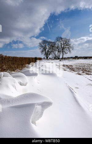 HEWELSFIELD EN HIVER Banque D'Images