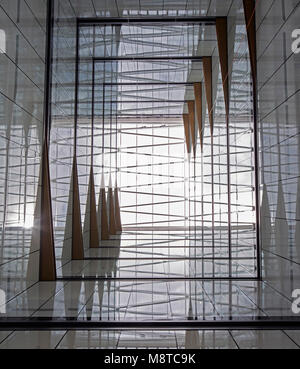 Atrium. 1 Place Forbury, Reading, Royaume-Uni. Architecte : Aukett Swanke, 2016. Banque D'Images