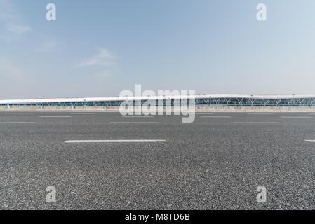 L'autoroute,route de l'aéroport Banque D'Images