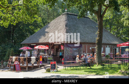 Restaurant d'excursion, Höpen réserve naturelle, Schneverdingen, Lunebourg, Basse-Saxe, Allemagne, Europe, Landschaftsschutzgebiet Ausflugslokal J'H Banque D'Images