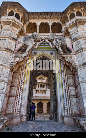 Bundi Palace - Rajasthan, Inde Banque D'Images