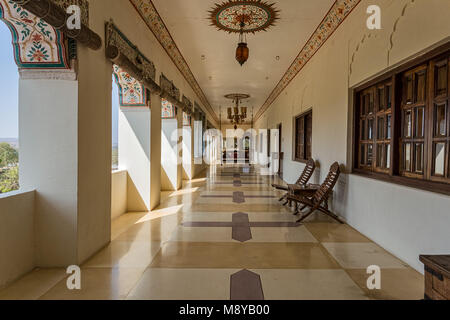 Hôtel Castle Bijaipur - Bassi, Chittorgarh, Rajasthan, Inde Banque D'Images