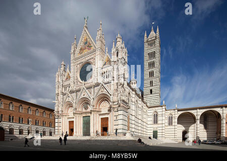 La Cathédrale, Sienne, Toscane, Italie, Europe Banque D'Images