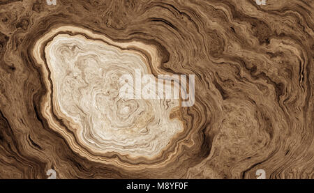 La texture des racines de l'arbre avec des lignes ondulées et anneaux d'âge. Résumé fond. Illustration 2d Banque D'Images