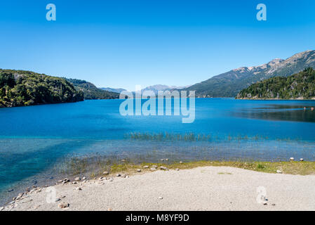 Lacs autour de Bariloche, Patagonie, Argentine Banque D'Images