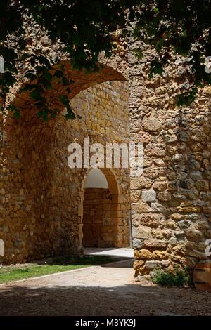 Vue de l'entrée du passage de l'administration (Château Castelo dos Governadores), Lagos, Algarve, Portugal, Europe. Banque D'Images
