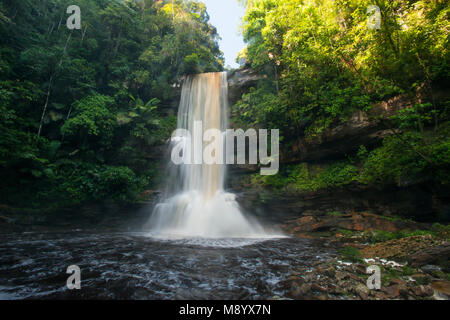 Cascade, bassin du Maliau, Sabah, Malaisie, Bornéo, Banque D'Images