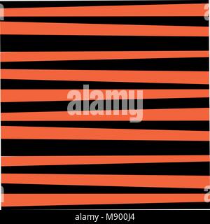 Résumé motif à rayures horizontales. Impression orange et noir. Arrière-plan de la page web, papier peint, des textures de surface. Illustration vectorielle, bannière, poster Illustration de Vecteur