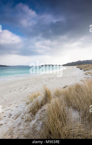 Plage à Beirigh Traigh na Neep sur l'île de Lewis dans les Hébrides extérieures. Banque D'Images