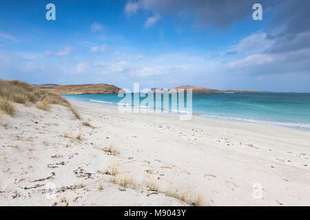 Plage à Beirigh Traigh na Neep sur l'île de Lewis dans les Hébrides extérieures. Banque D'Images