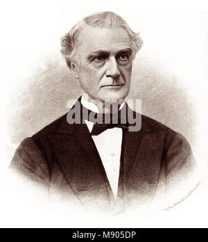 Philo Carpenter (le 27 février 1805 - 7 août, 1886) a été Chicago, Illinois' premier pharmacien, et un fervent abolitionniste. Sa foi chrétienne et anti-esclavage de culpabilité l'a amené à former une nouvelle église à Chicago, première congrégation, et de contribuer à former et diriger le Chicago de l'American Anti-Slavery Society. Il a été membre du Chicago Theological Society et a été directeur général de la Société Biblique de Chicago. Au lendemain de la Grande Chicago Fire en 1871, Carpenter a organisé la société de secours et d'aide. Banque D'Images