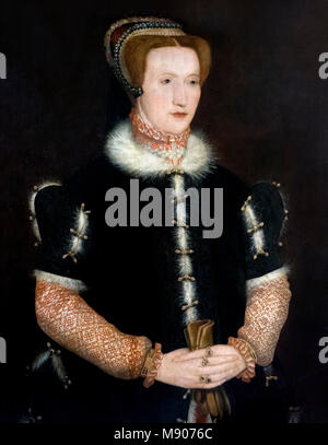 Bess de Hardwick. Portrait d'Elizabeth Cavendish, plus tard Elizabeth Talbot, comtesse de Shrewsbury (ch. 1527-1608), c.1560. Banque D'Images