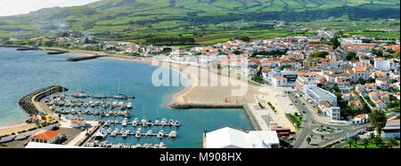 Praia da Vitória. Terceira, Açores, Portugal Banque D'Images