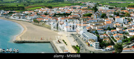 Praia da Vitória. Terceira, Açores, Portugal Banque D'Images