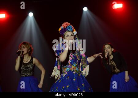 Loredana Groza - chanteuse roumaine Banque D'Images