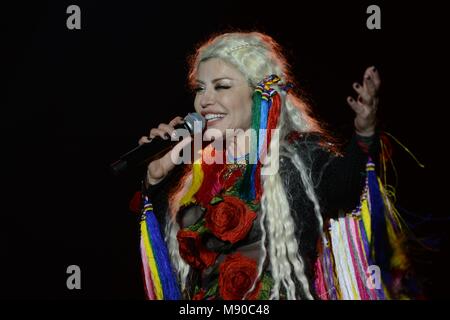 Loredana Groza - chanteuse roumaine Banque D'Images