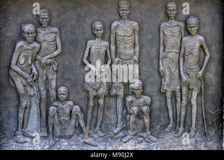 Un mémorial dans la capitale Windhoek Namibie se souvenir du génocide à l'encontre de l'AMNA et peuples Herero par les forces coloniales allemandes Banque D'Images