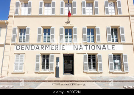 Gendarmerie Nationale de Saint-Tropez. Banque D'Images