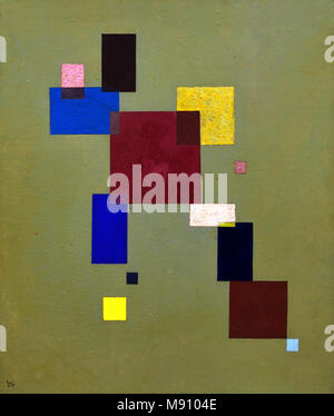 Dreizehn Rechtecke (treize rectangles) (treize rectangles) 1930 Wassily Kandinsky, Moscou, Russie, Empire russe, 1866 - Neuilly-sur-Seine, France, Français, 1944 Banque D'Images