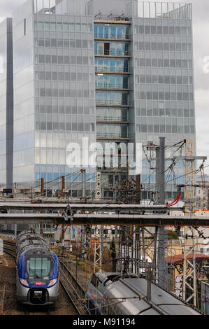 TER, SNCF Train régional, Lyon, France Banque D'Images