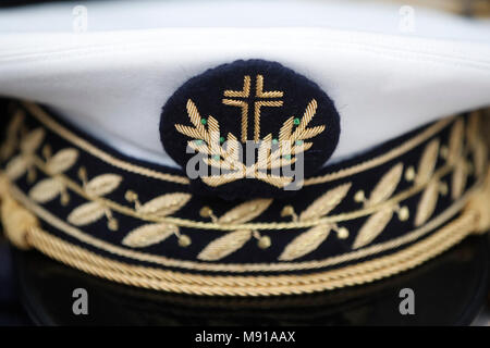 L'aumônier militaire. Avec christian uniforme en 1914. Strasbourg. La France. Banque D'Images