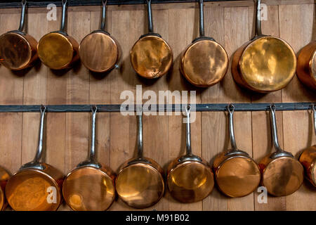 Vaux-le-vicomte. Cuisine. La France. Banque D'Images