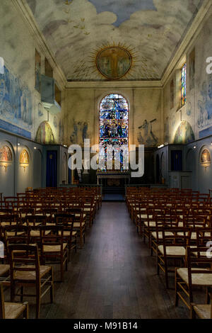 Musée Maurice Denis, Saint Germain en Laye, France. La chapelle Saint Louis (1919-1930). Banque D'Images