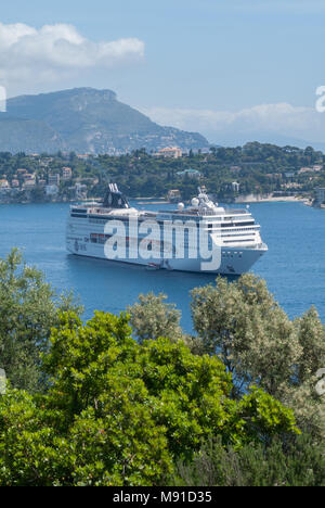 Place de la route de Villefranche-sur-Mer, France, Alps-Maritimes Banque D'Images